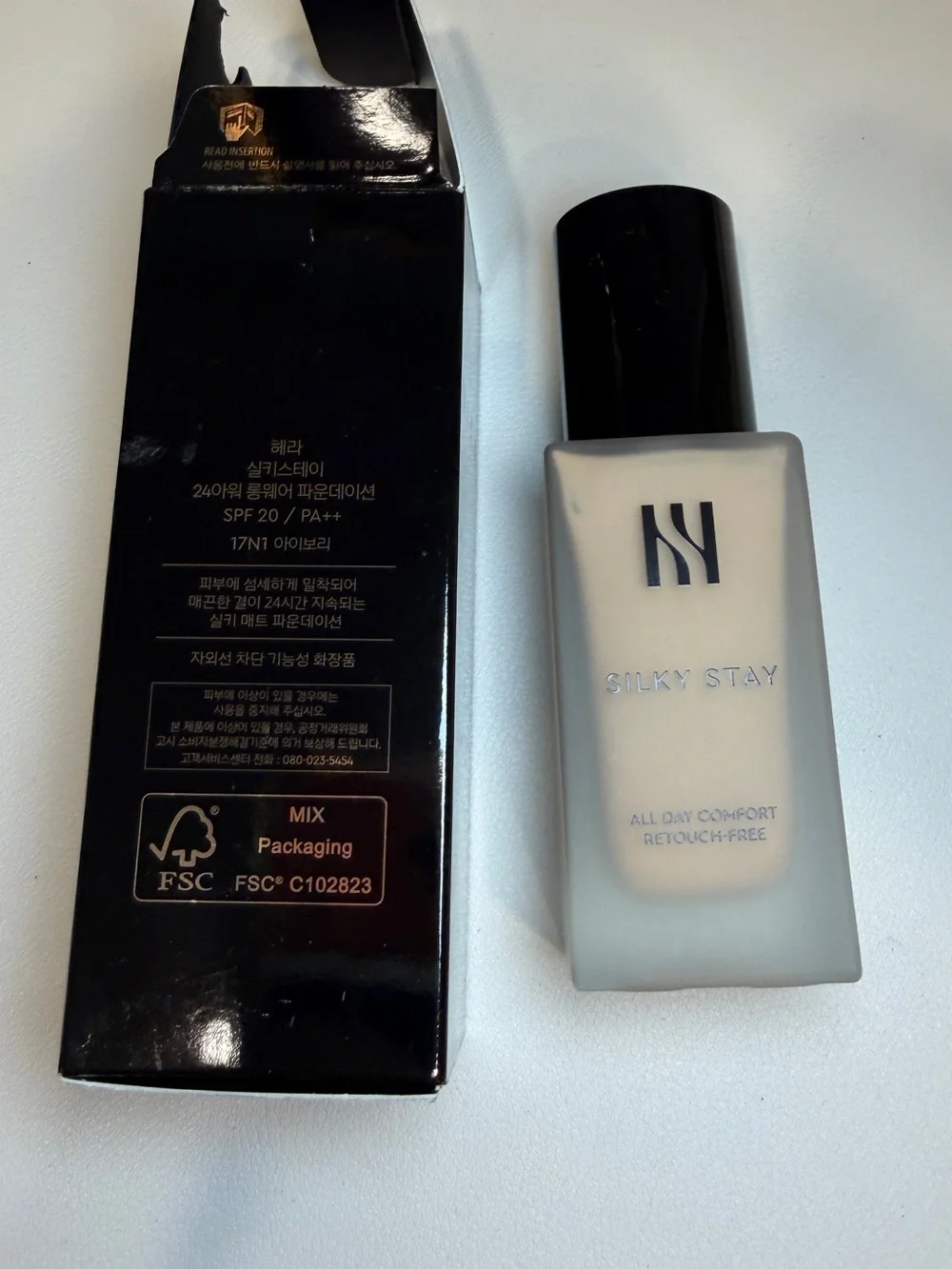 Silky Stay 24H Longwear Foundation sfp 20/pa++ 17N1 Ivory